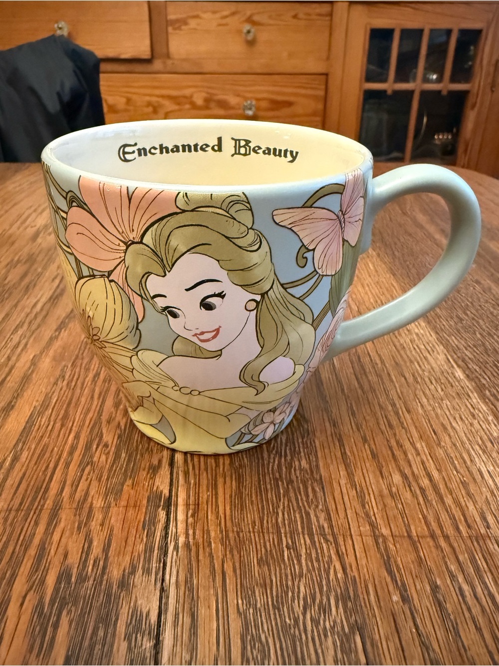 Rare Disney Belle Enchanted Beauty Coffee Cup